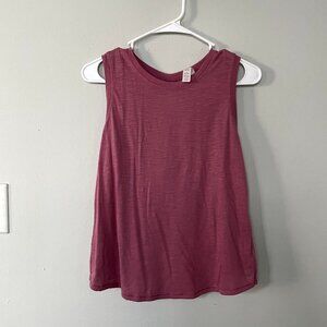 Balance Collection pink sleeveless tank top workout athleisure cutouts size S